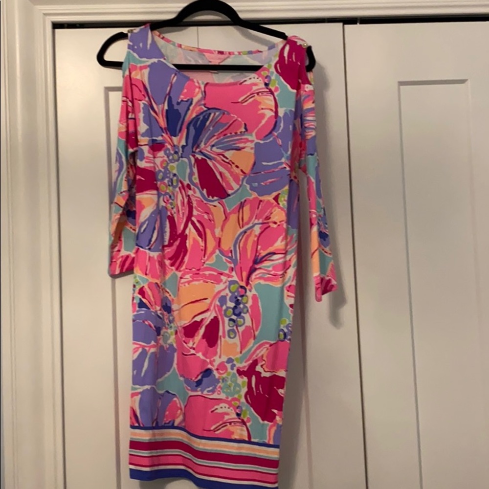 Lilly Pulitzer Bright Flower Long sleeve dress